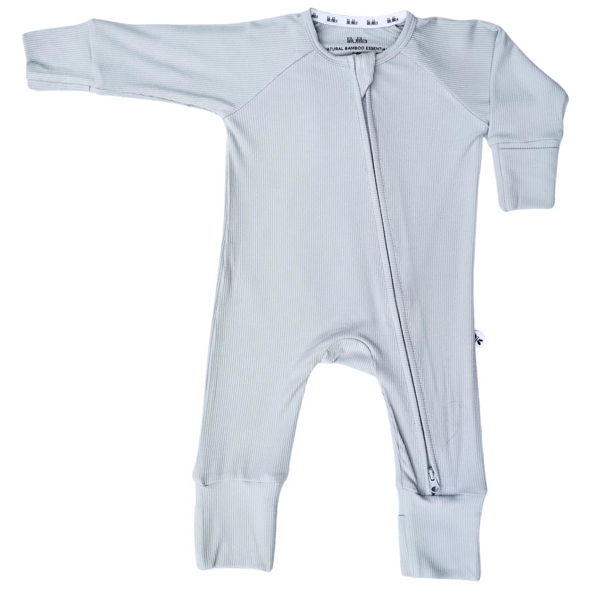 Mameluco Bamboo Mint Ribbed