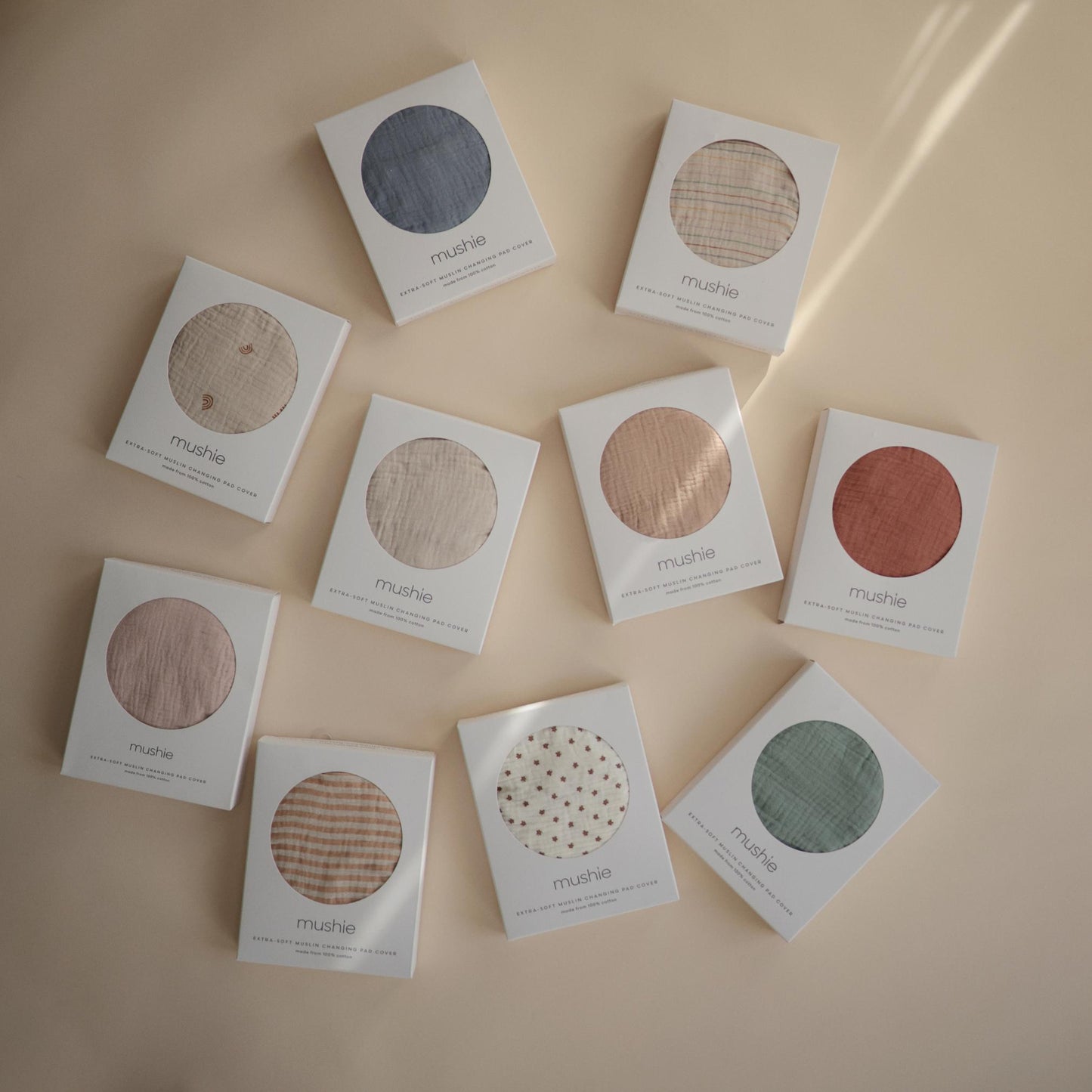 Funda Colchón Cambiador de Muselina Extra Suave - MSH - Verde