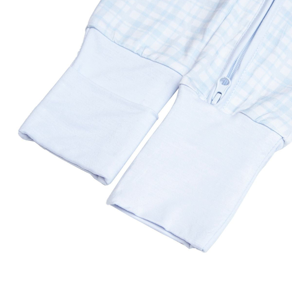 Blue Vichy Bamboo Zippy Romper