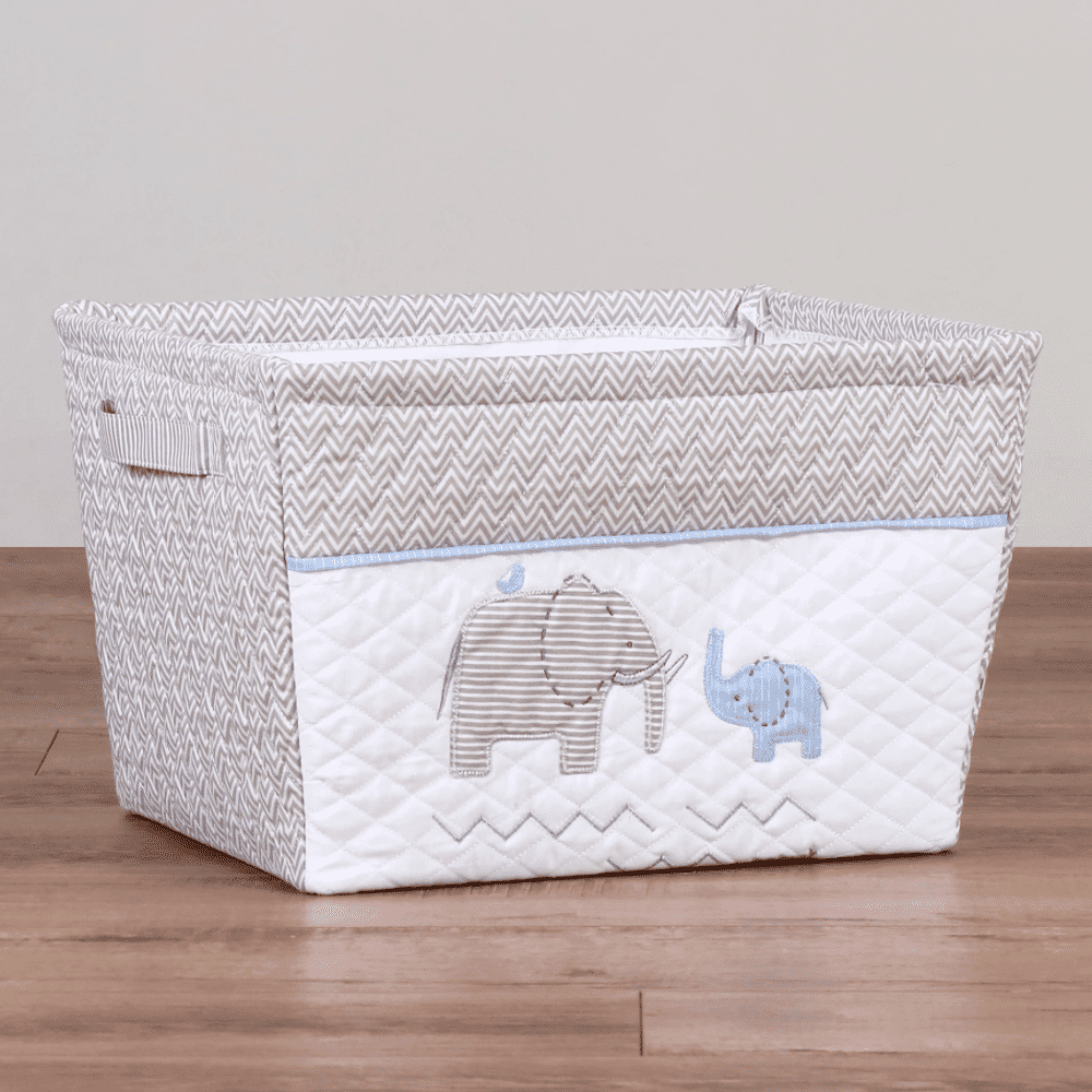 Cesto Elefante Azul - Mediano