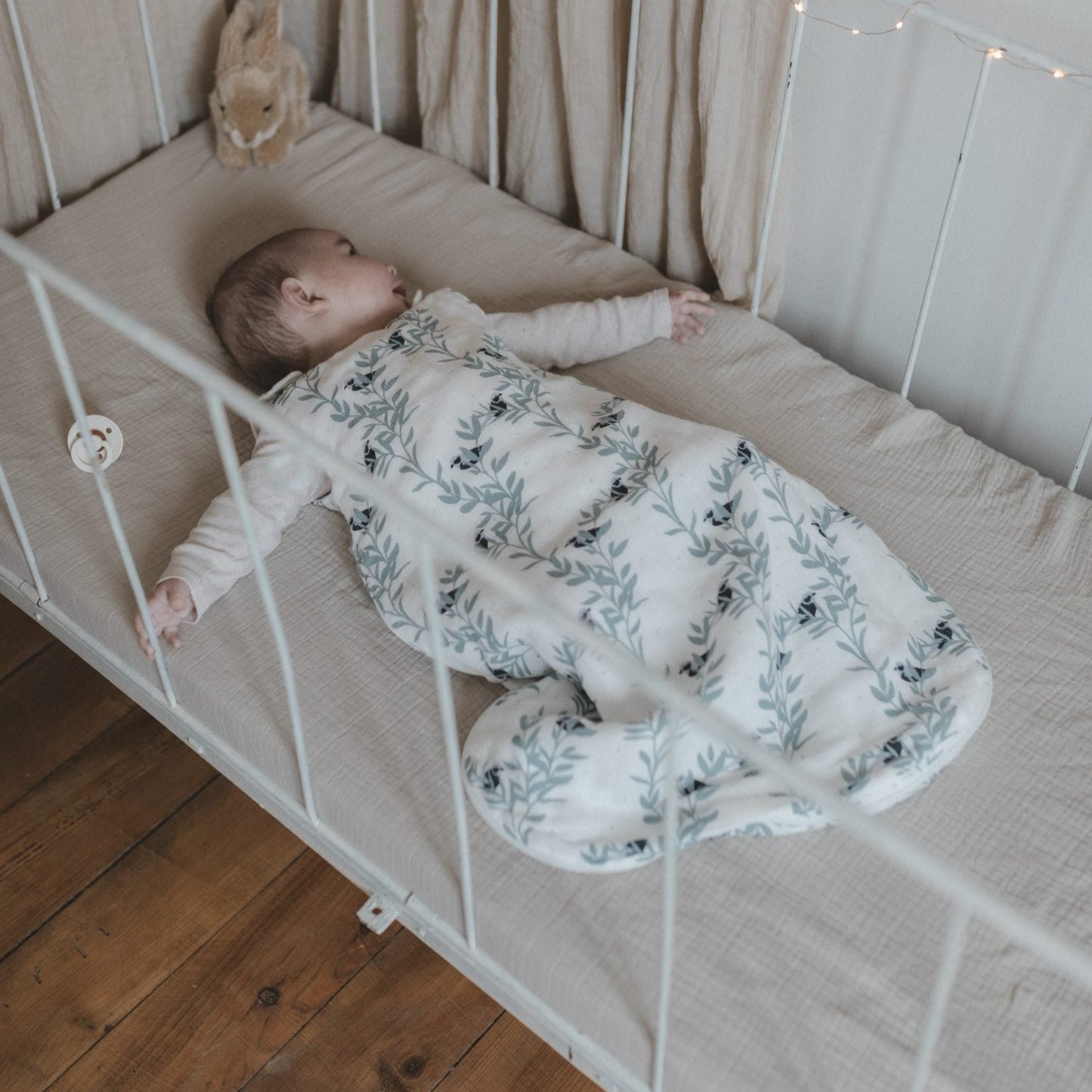 Sábana para Cuna de Muselina 70x130 - Beige