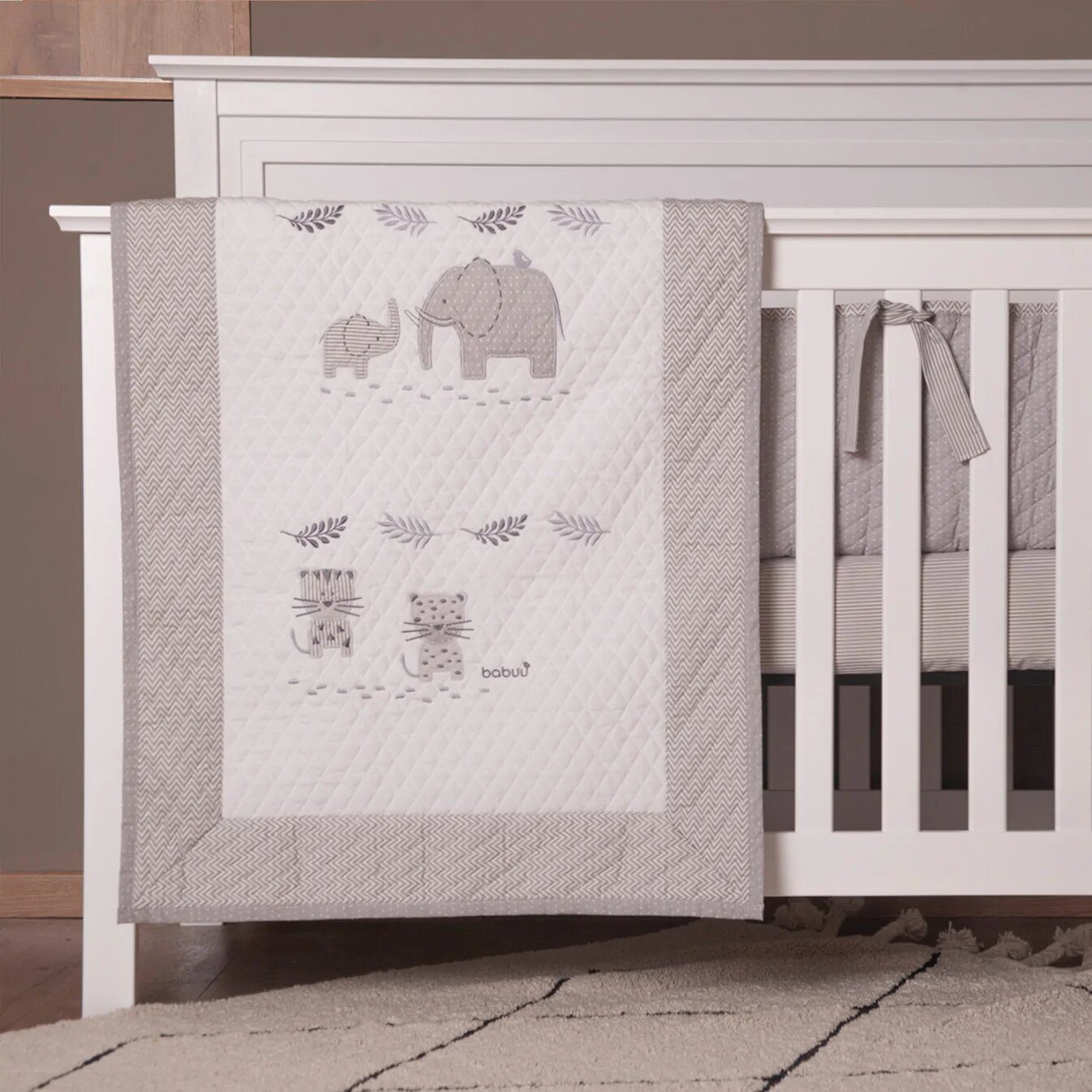 Juego de Cuna Selva Gris