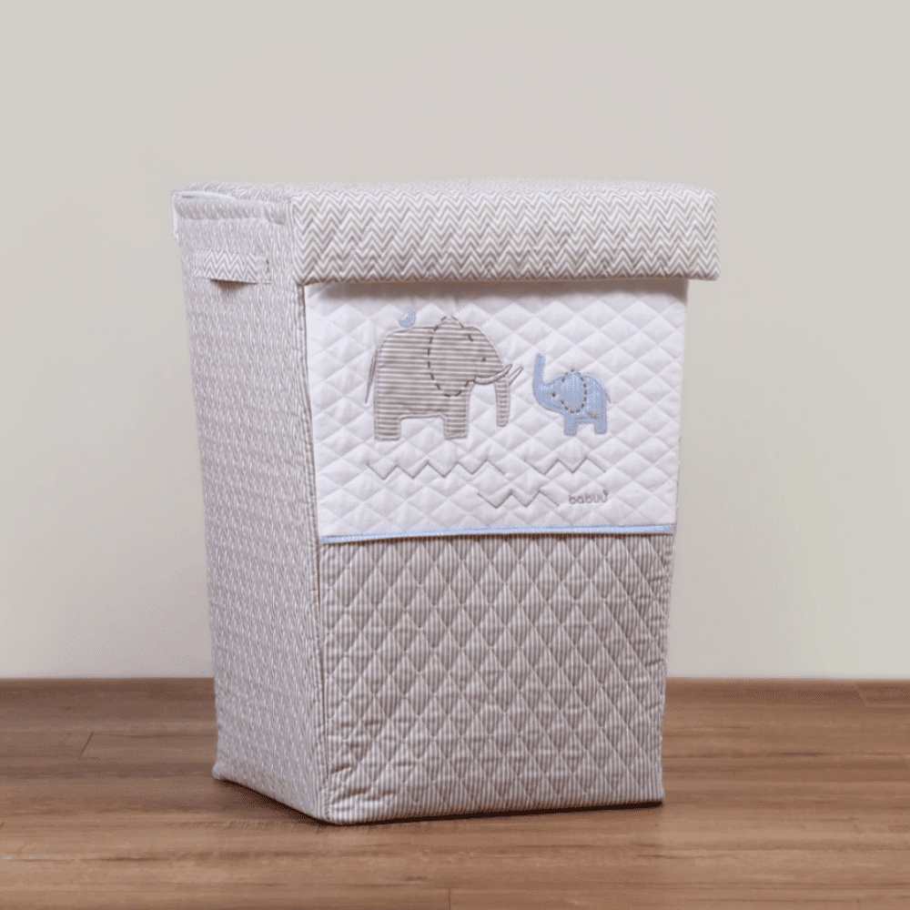 Cesto Grande Elefante Azul