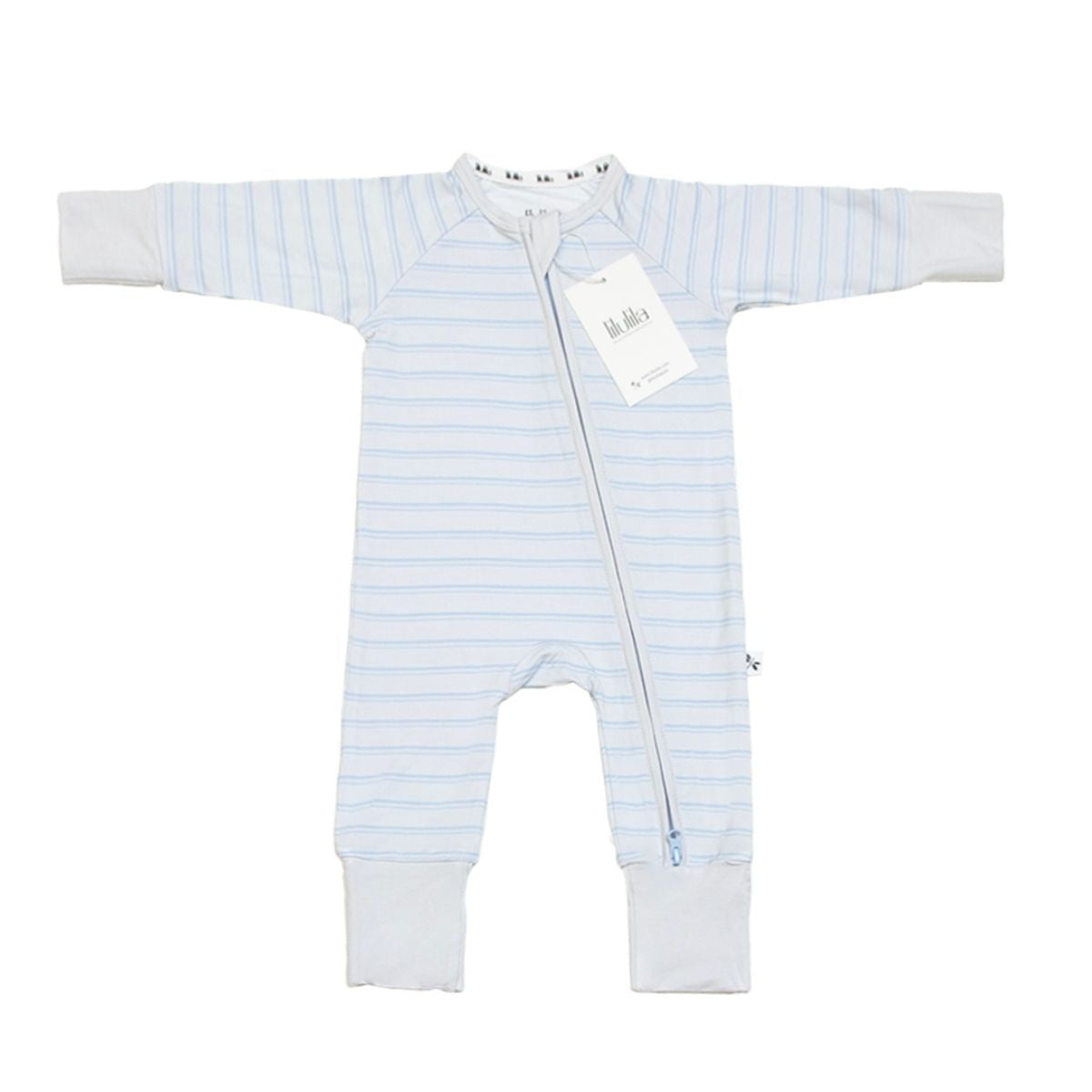 Ride Stripes Bamboo Zippy Romper