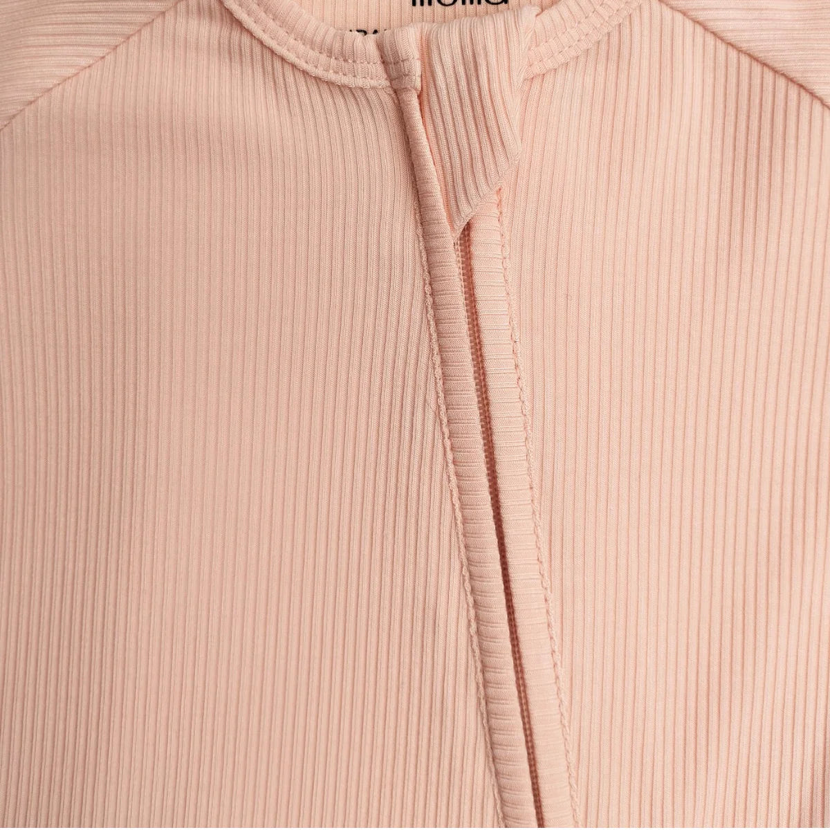 Mameluco Bamboo Coral Ribbed
