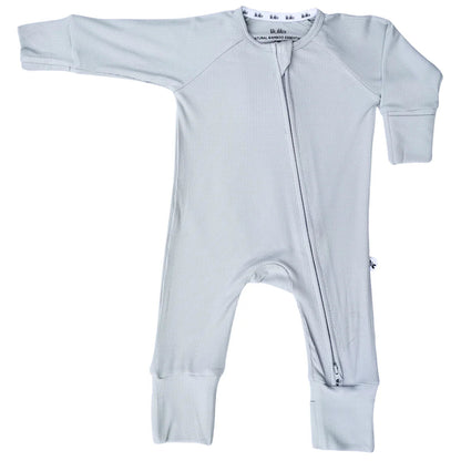 Mameluco Bamboo Mint Ribbed