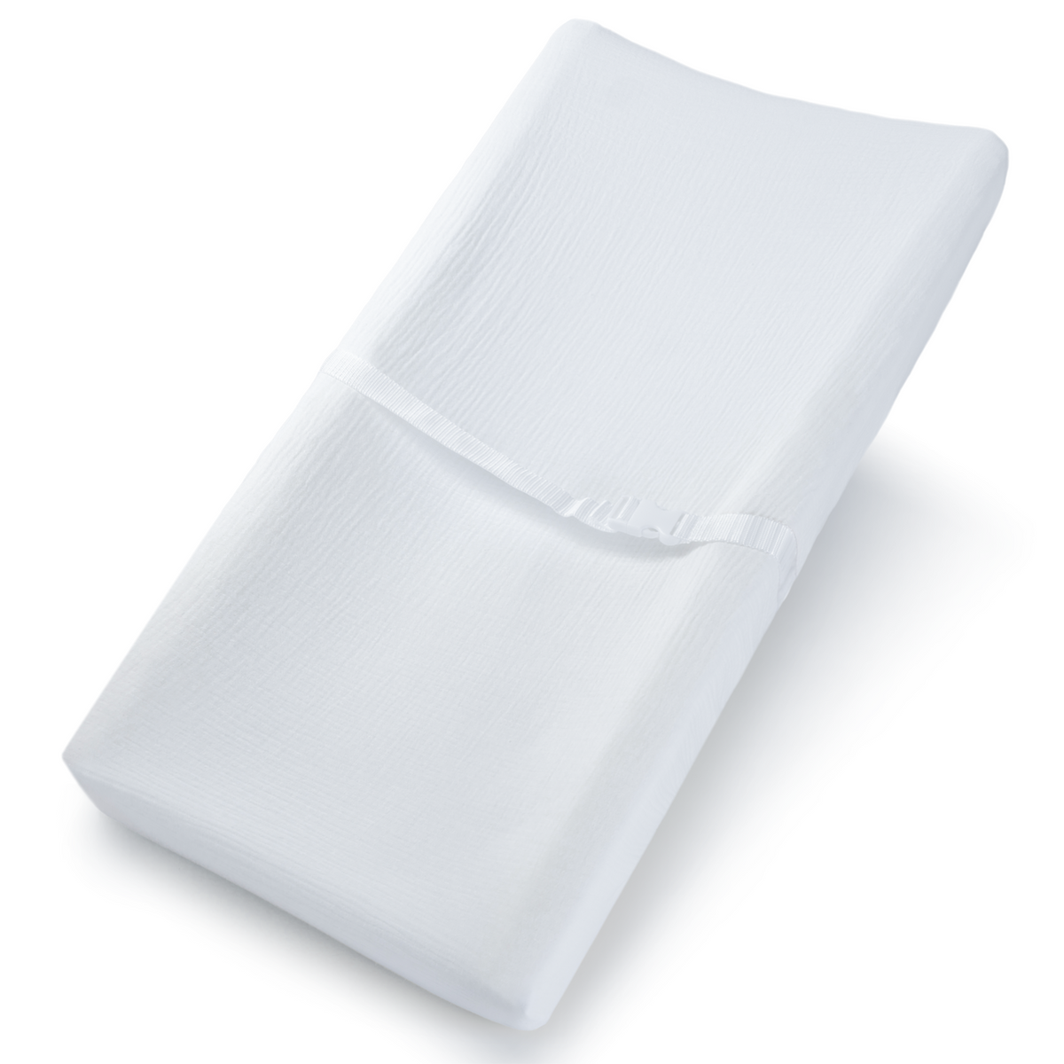 Funda Colchón Cambiador de Muselina Comfy Cubs - Blanca