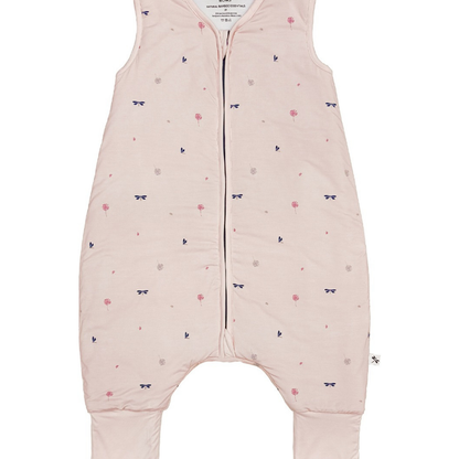 Wild Pink Bamboo Sleeping Bag with feet - TOG 2.5