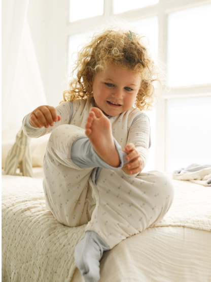 Tulips Bamboo Sleeping Bag with feet - TOG 2.5