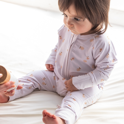 Peaches Bamboo Zippy Romper