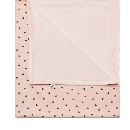 Little Hearts Bamboo Baby Blanket