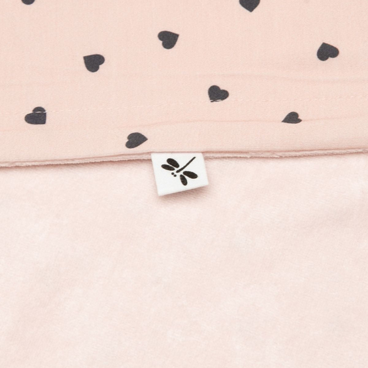 Little Hearts Bamboo Baby Blanket