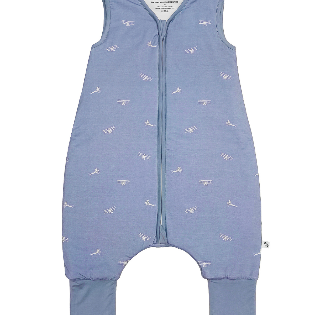 Planes Bamboo Sleeping Bag with feet - TOG 2.5