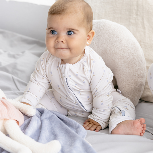 Tulips Bamboo Zippy Romper