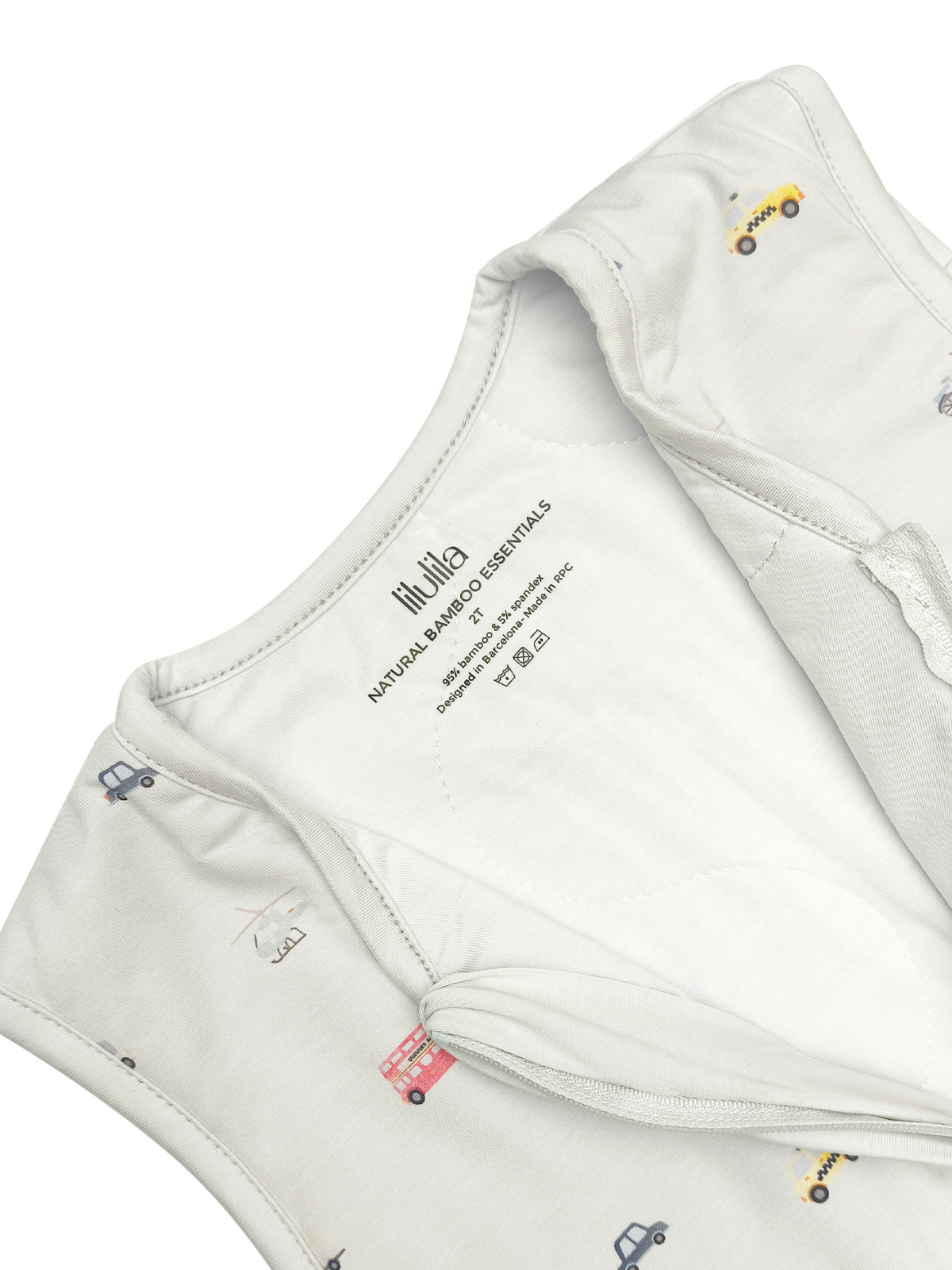 Little Ride Bamboo Sleeping Bag with feet - TOG 2.5
