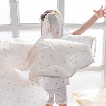 Peaches Bamboo Baby Muslin