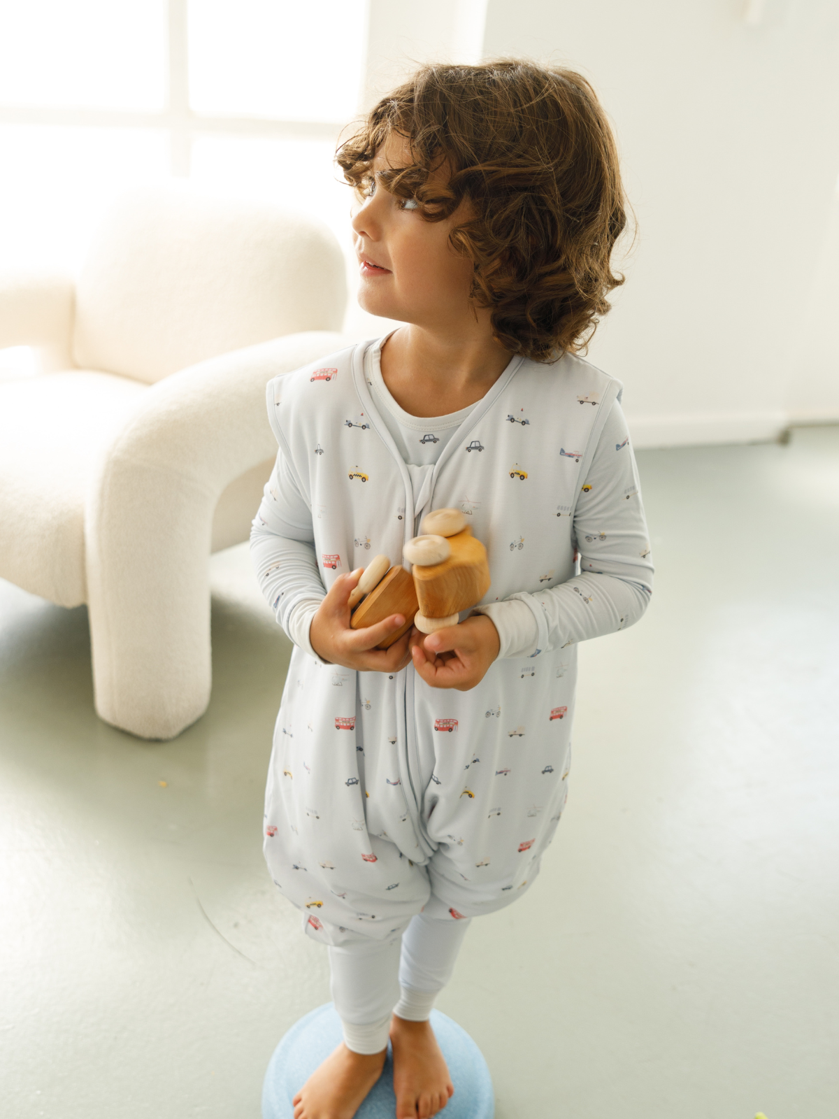 Little Ride Bamboo Sleeping Bag with feet - TOG 2.5