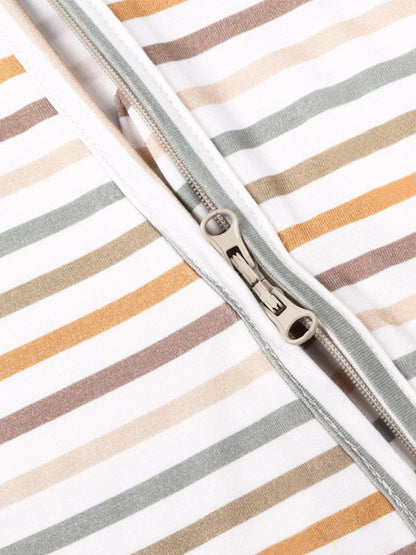 Mameluco Bamboo Farm Stripes