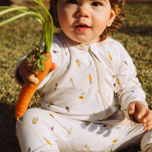 Veggies Bamboo Zippy Romper