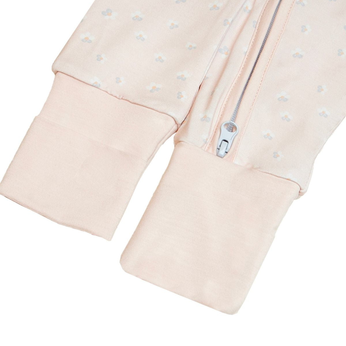 Coral Flower Bamboo Zippy Romper