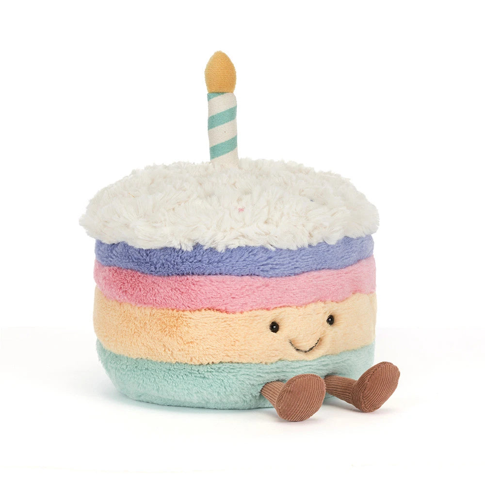 Amuseable Rainbow Birthday Cake Jellycat