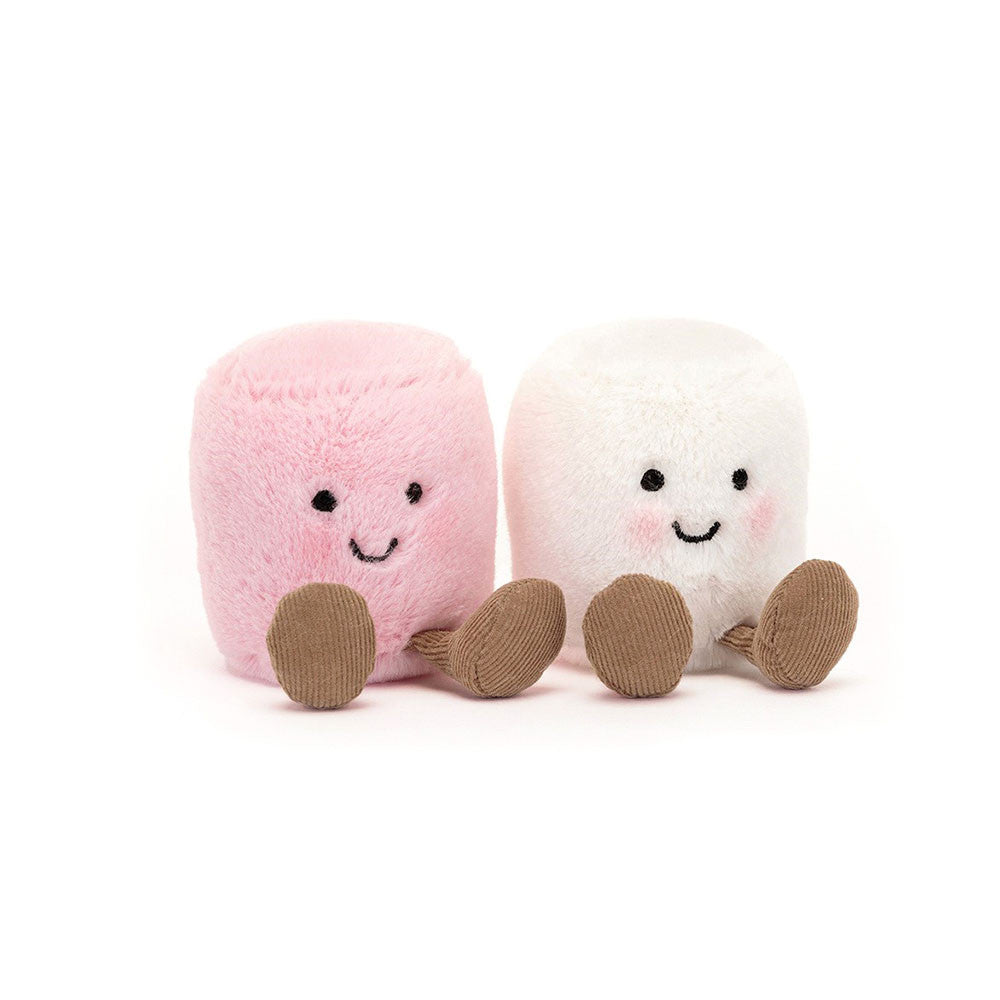 Amuseables Pink and White Marshmallows - peluche Jellycat