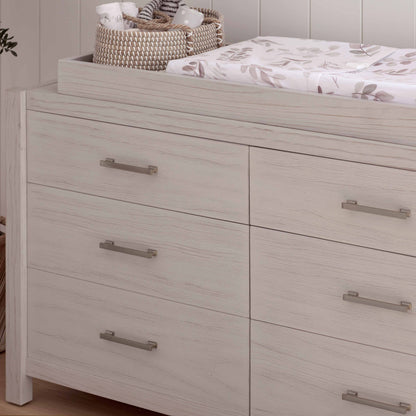 Cómoda Elena 6 Cajones - White Driftwood