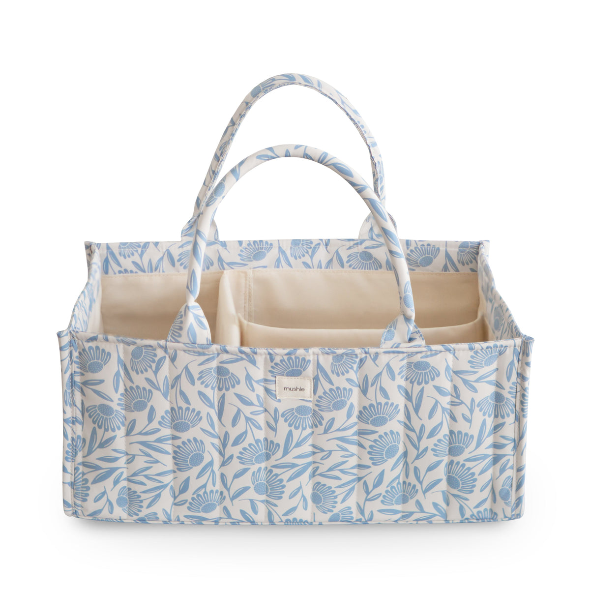 Diaper Caddy - MSH - Blue Flowers