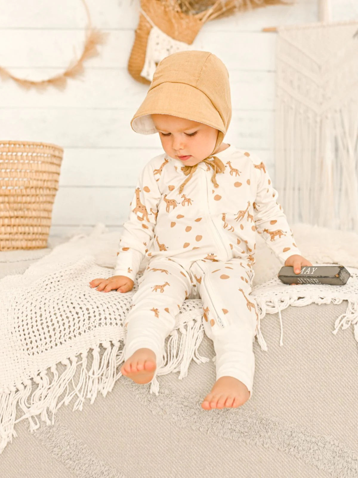 Mameluco Bamboo Giraffe