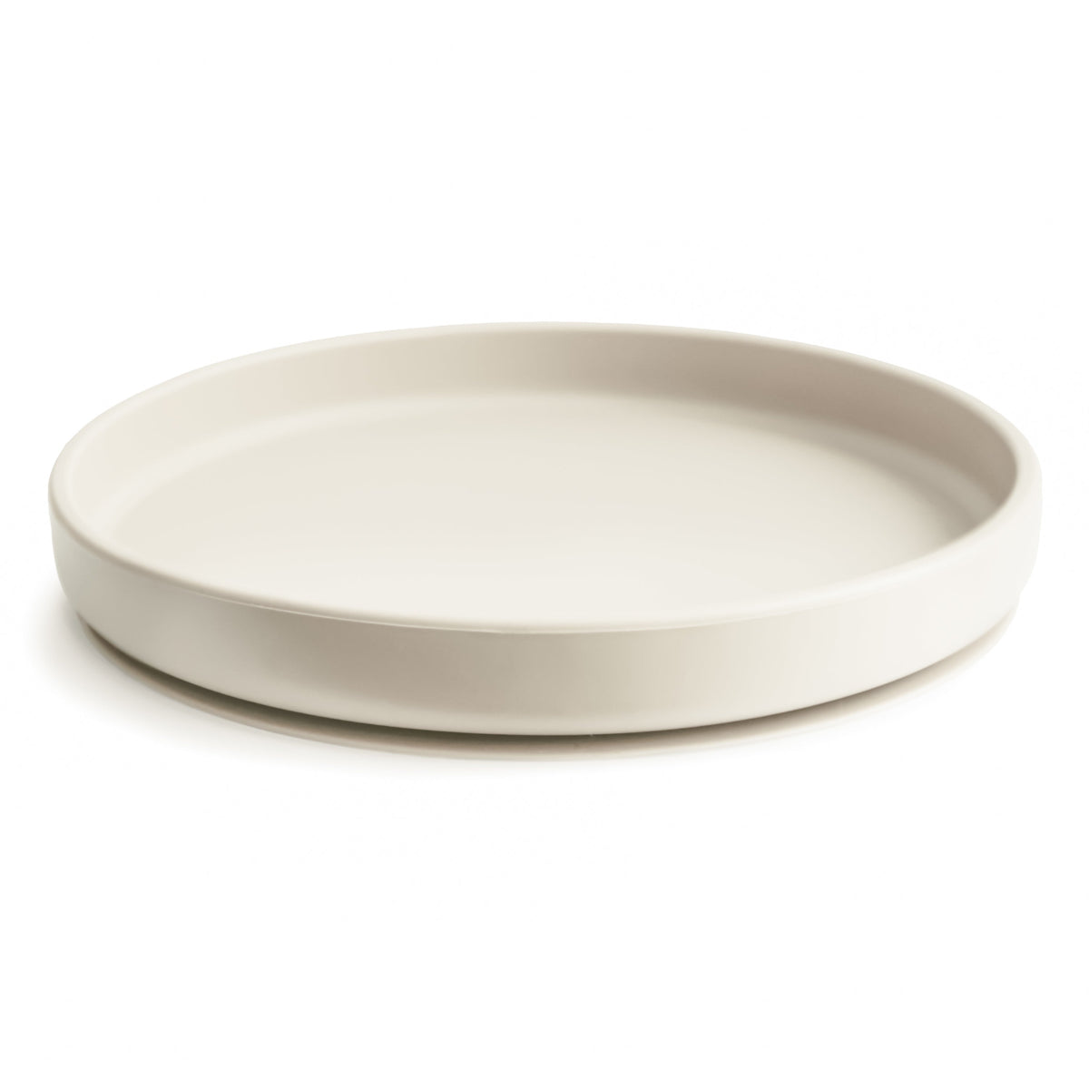 Plato de Succión de Silicón - Ivory