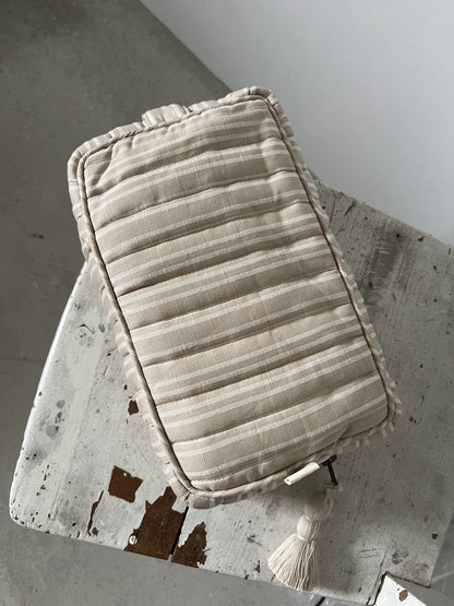 Lulu Nursery Bag Pine Cone - Beige Stripe
