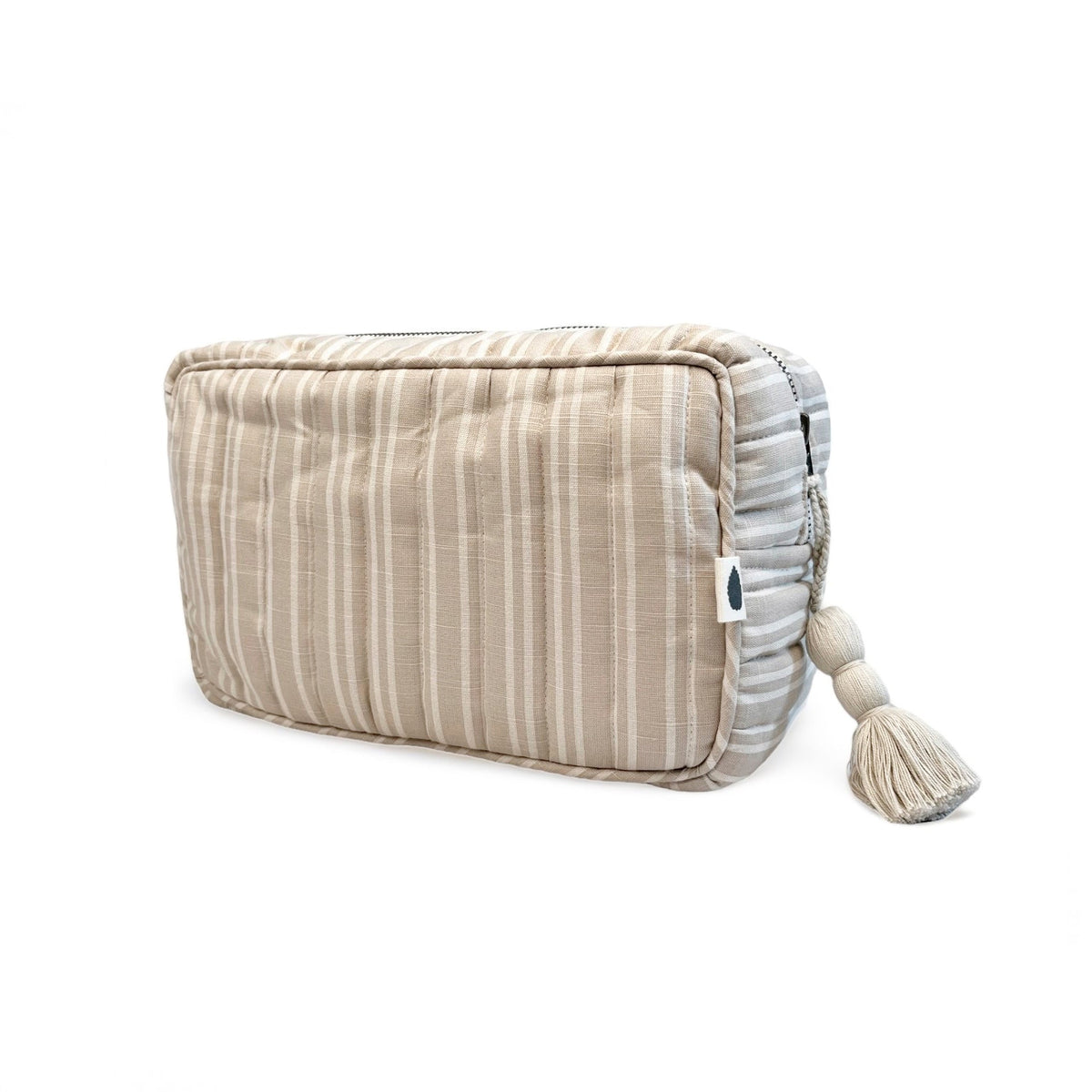 Lulu Nursery Bag Pine Cone - Beige Stripe