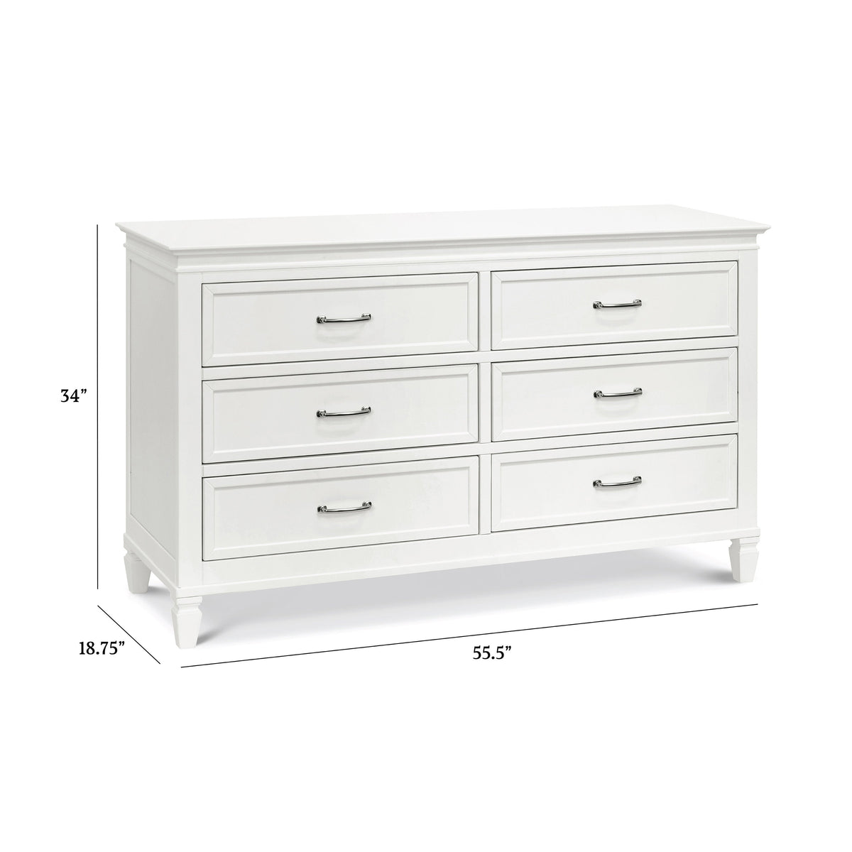 Cómoda Mariona 6 Cajones - Warm White