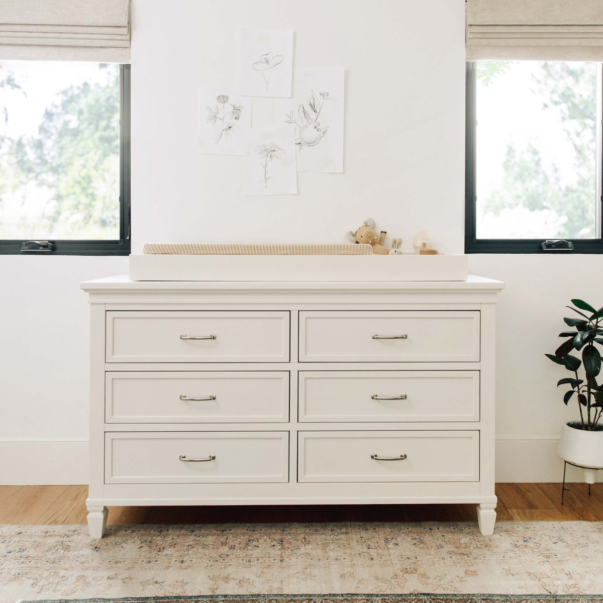 Cómoda Mariona 6 Cajones - Warm White