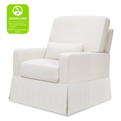 Sillón Mecedora Olivia - Certificación GREENGUARD Gold (Fog Chatham Stripe)
