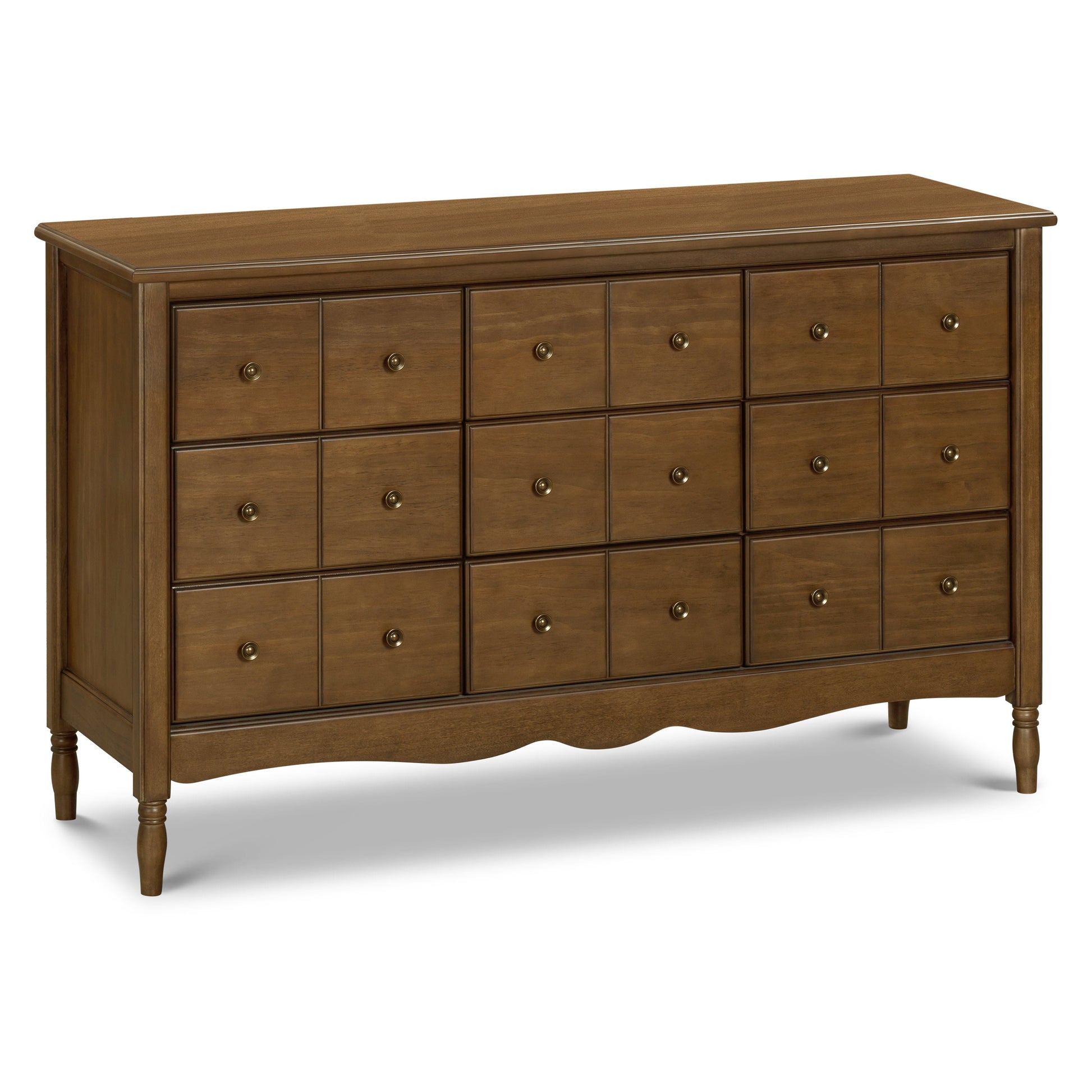 Cómoda Lucía 9 Cajones - Natural Walnut