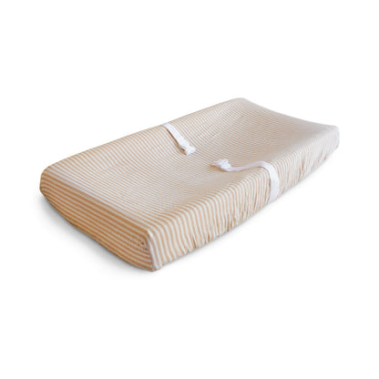 Funda Colchón Cambiador de Muselina Extra Suave - MSH - Rayas