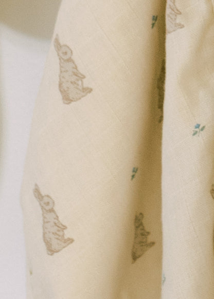 Set de 2 Swaddles de Muselina Orgánica - Bunny & Lily of the Valley