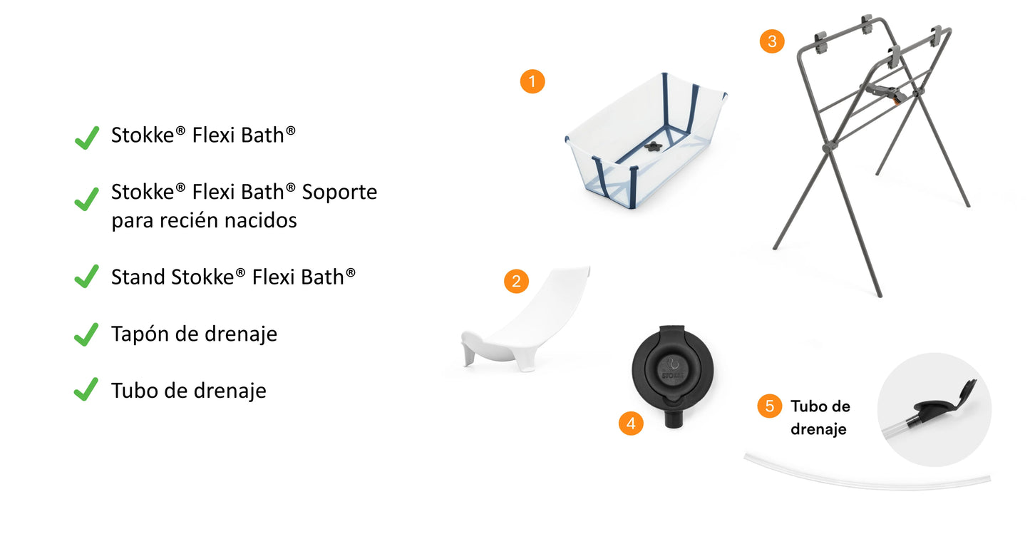 Stokke® Flexi Bath™ Stand + Flexi Bath® Bundle (Paquete)