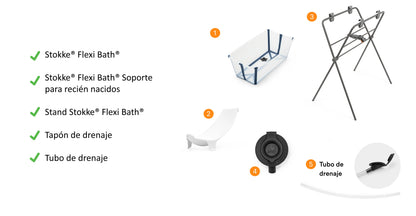 Stokke® Flexi Bath™ Stand + Flexi Bath® Bundle (Paquete)
