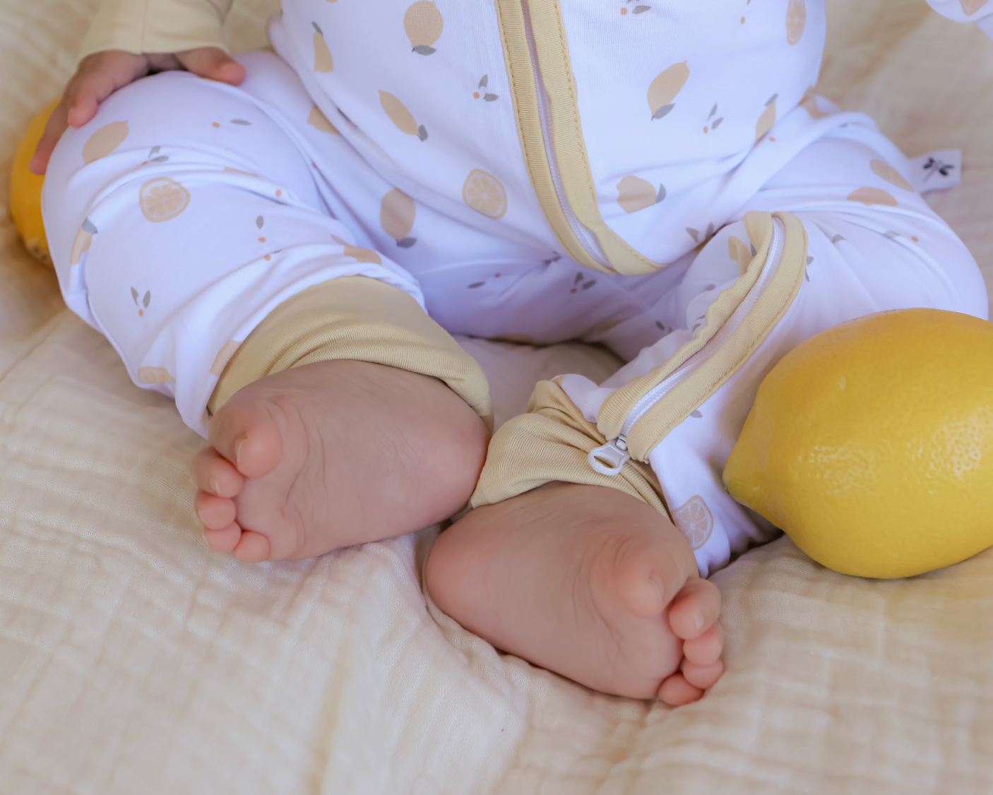 Mameluco Bamboo Lemons