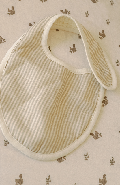 Set de 2 Baberos de Muselina Orgánica - Ducks & Bear Stripes