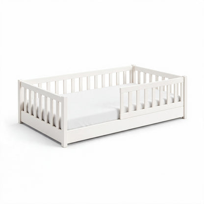 Cama Montessori Martina Junior en Blanco Ostión