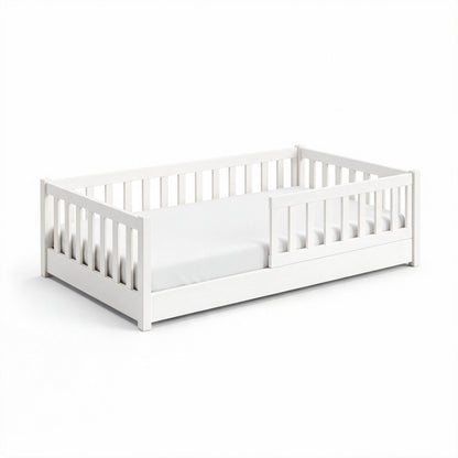 Cama Montessori Martina Matrimonial en Blanco