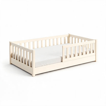 Cama Montessori Martina Matrimonial en Crema