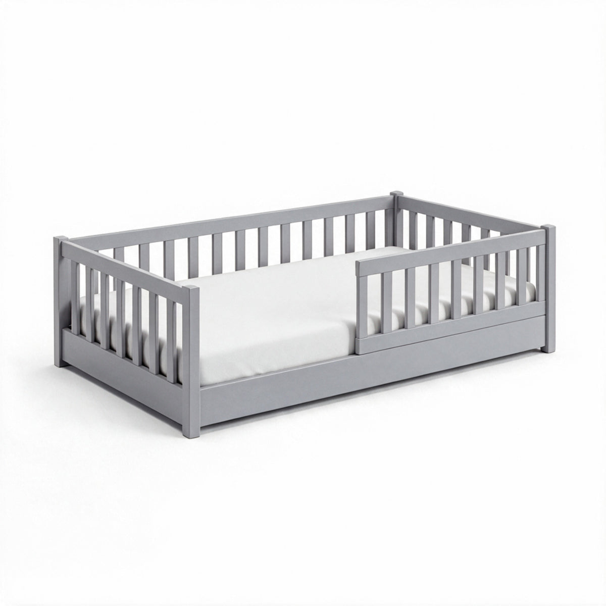 Cama Montessori Martina Junior en Gris Obscuro