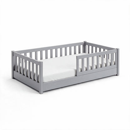 Cama Montessori Martina Junior en Gris Obscuro