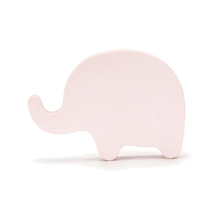 Jaladera Elefante Madera - Rosa Pastel