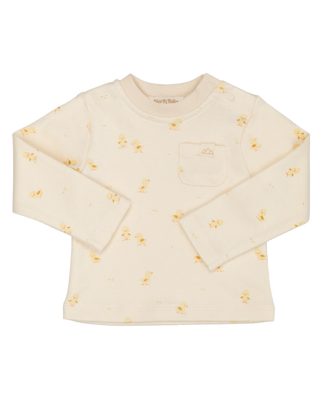 Knitted Baby Set Leggings y T-Shirt - NB - Duckling