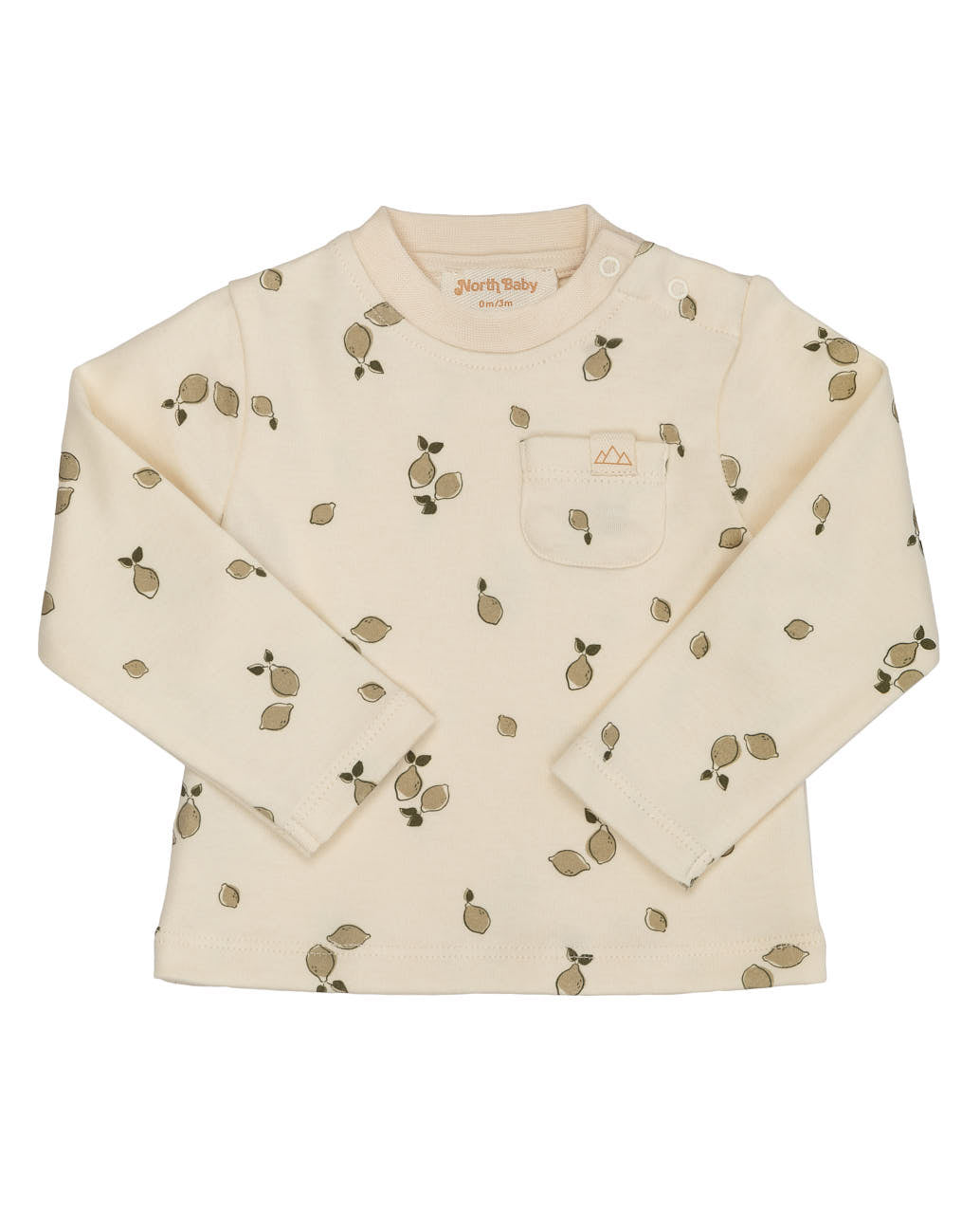 Knitted Baby Set Leggings y T-Shirt - NB - Limes